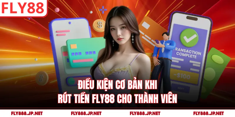 Điều kiện cơ bản khi rút tiền FLY88 cho thành viên