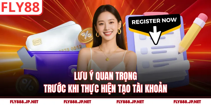 Lưu ý quan trọng trước khi thực hiện tạo tài khoản